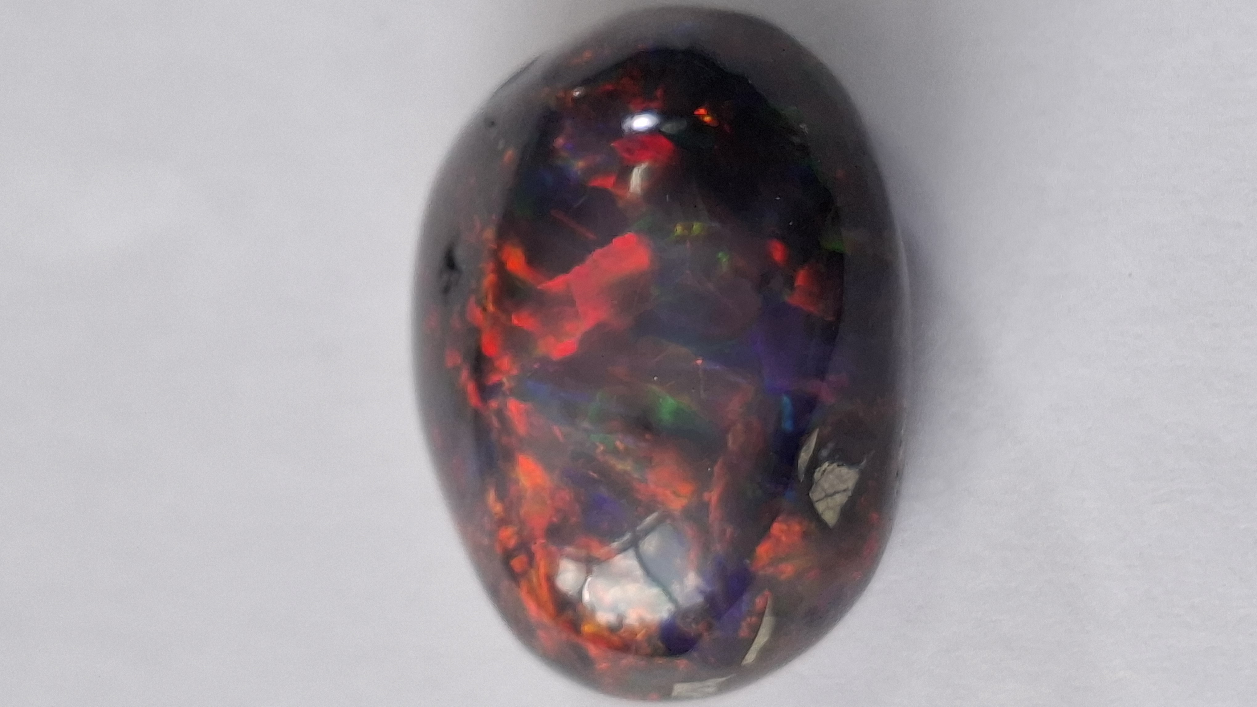 20 Carat Ethiopian  Opal Intense Red Fire & Multicolor Play 