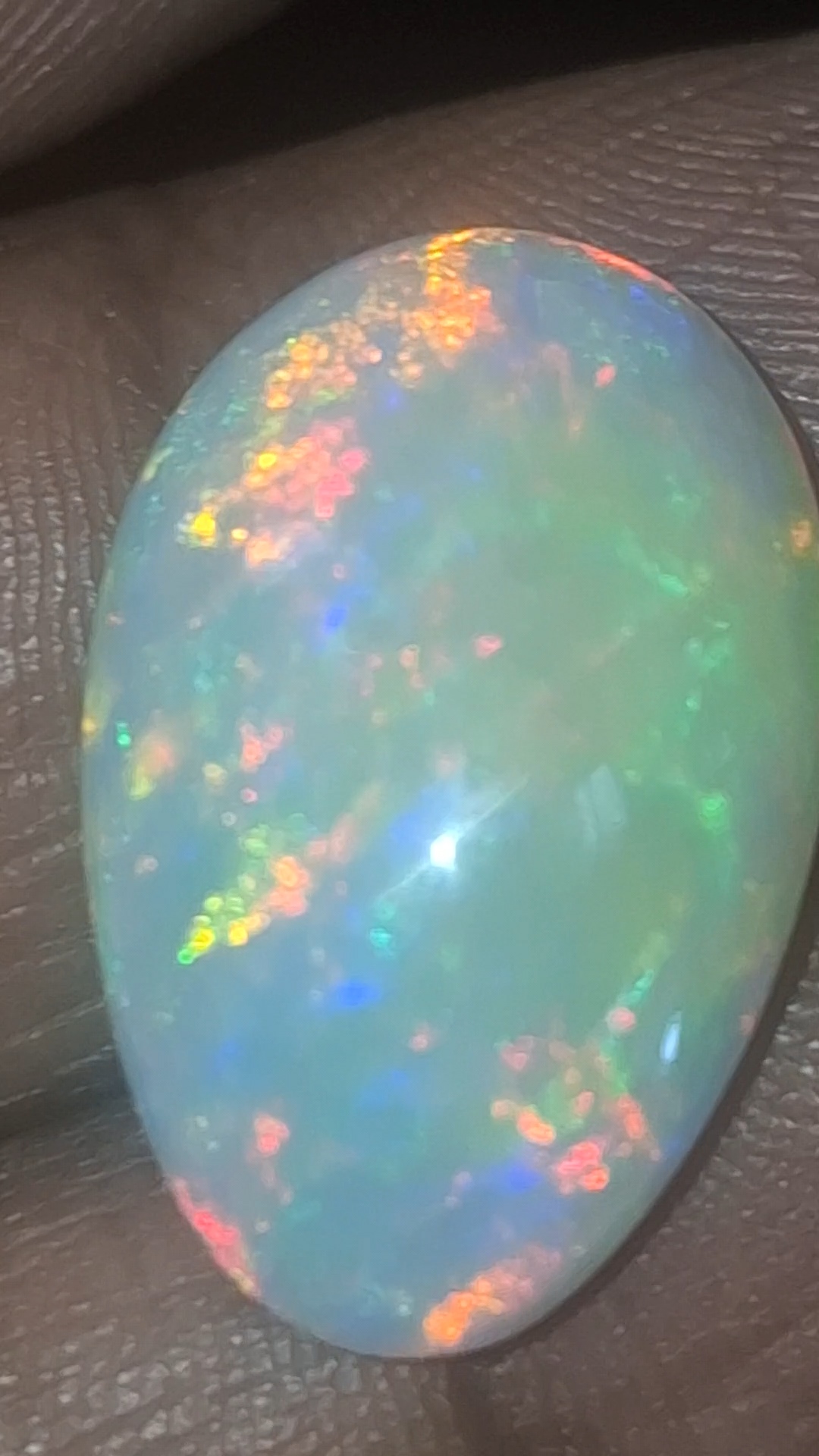 14 carat Multi-Color polished opal